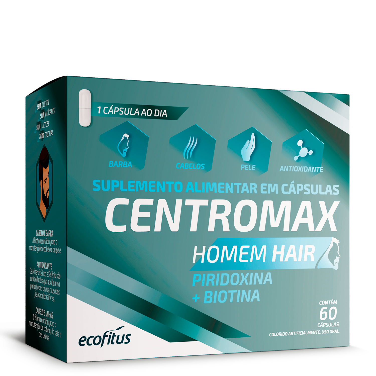 Centromax Homem Hair 60 cps