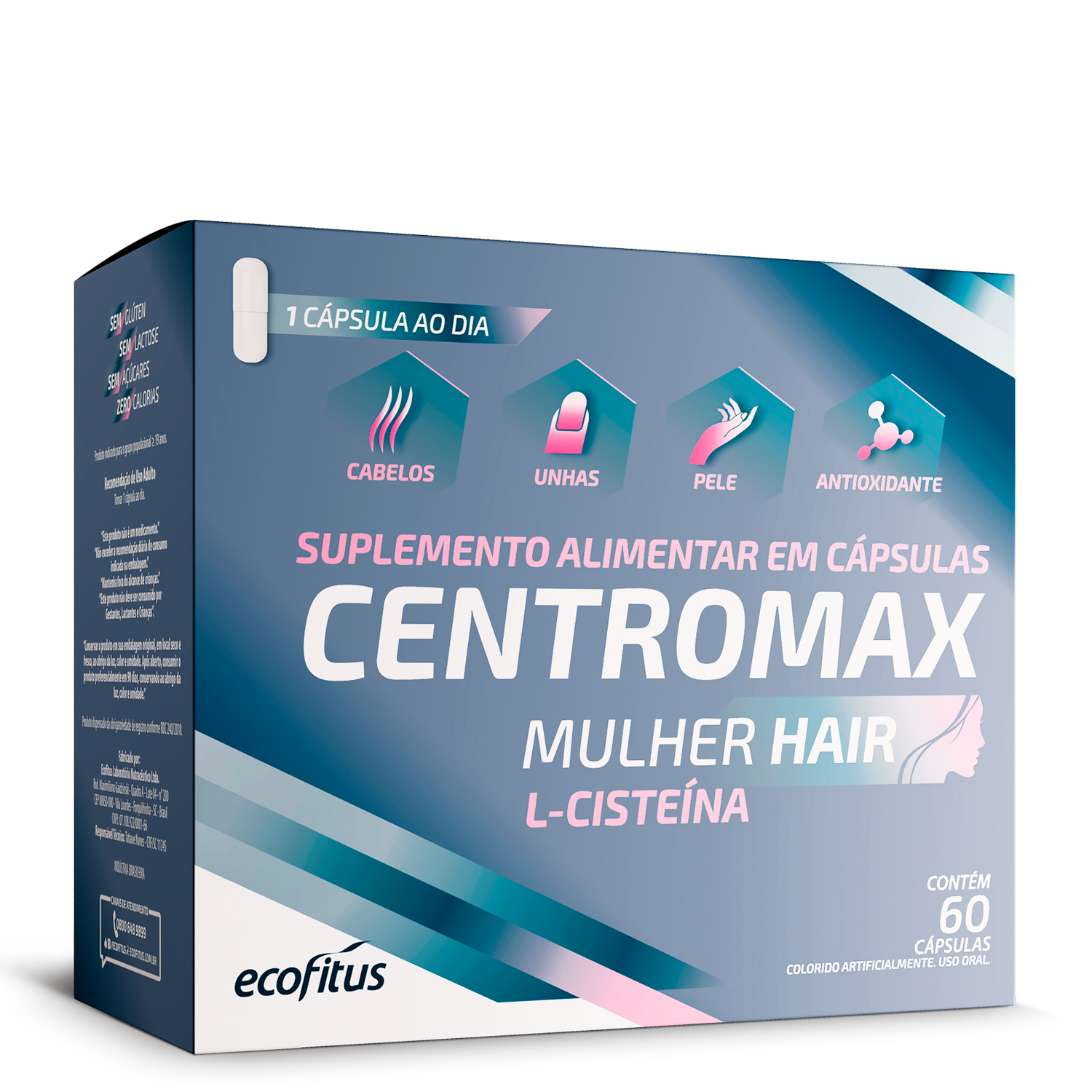 Centromax Mulher Hair 60 cps