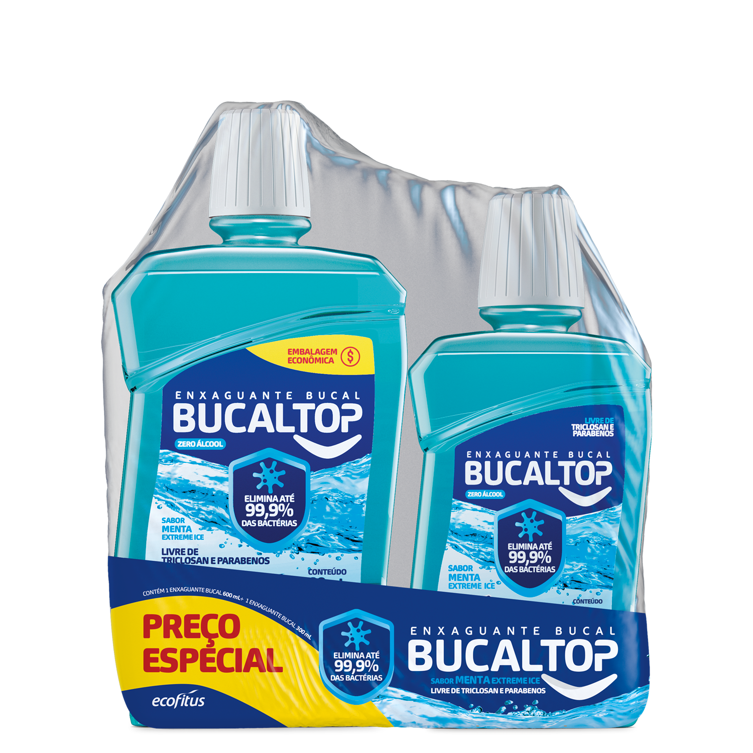 Kit Bucaltop Menta 600 mL + 300 mL